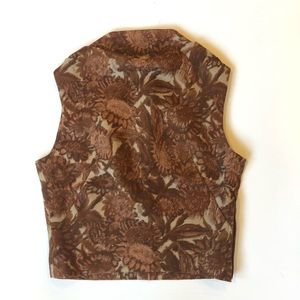 Vintage 50s 60s high cowl neck short waist top 2/4